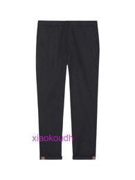 AA Bbrbry Designer New Summer Summer Classic Disual Insux Pants Deluxe Mens Loop Disual Pants 8017627 Pants and Disual Pants