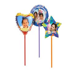 Diy Po Balloon Size A4 paper for Print Birthday Party Supplies Kids Toys with Sticks Wedding Decorations Anniversary8708430