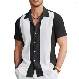 Men's T Shirts Stylish Comfy Fashion Men Shirt Tops Regular Summer Breathable Button Down Casual Collared Loose Party