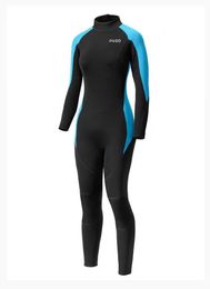 Neoprene Wetsuit Men Scuba Diving Full Suit Spearfishing Swimwear Snorkelling Surfing One Piece Set Winter Keep Warm Swimsuit 240508