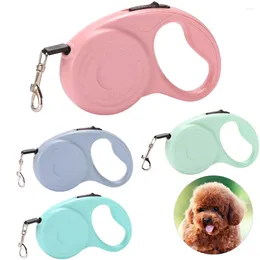 Dog Collars 3m 5m Retractable Leash For Small Medium Large Dogs Cats Outdoor Puppy Nylon Durable Strong Rope Yorkshire Pug Pet Supplies