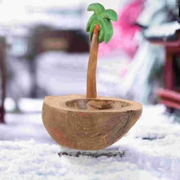 Candle Holders Hawaii Dining Table Decoration Bowl Po Props Coconut Candlestick