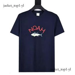 noah Designer Fashion Clothing Mens Tshirt Print American Niche Trendy Summer Fashion Cotton Loose Fitting Men Women's Casual Short Sleeved noah T-Shirt b371