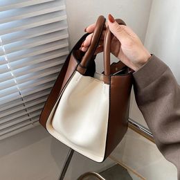 Shoulder Bags Original Brand Handbags 2024 Fashion All-match Crossbody High-end Western Style Handbag Bucket Bag Dual-use