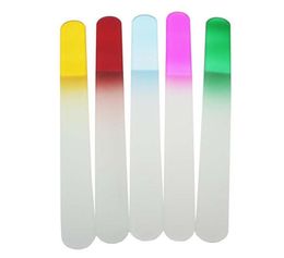 10PCS COLOR GLASS NAIL FILES CRYSTAL NAIL BUFFER NAIL CARE 77quot 195CMNF0195982554