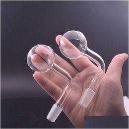 Smoking Pipes Big Size 10Mm 14Mm 18Mm Male Female Clear Thick Pyrex Glass Oil Burner For Rigs Bongs Bowls Drop Delivery Home Garden Dhsa5