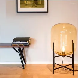 Table Lamps Modern Home Deco Lighting Nordic Floor Lights LED Living Room Standing Fixtures Glass Illumination Bedroom