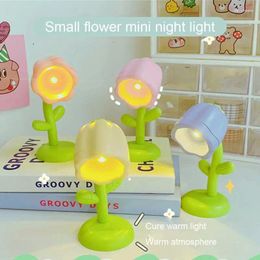 Night Lights Mini Light Charming Create A Comfortable Atmosphere Multiple Angles Lovely Design Soft Warm Small Flower