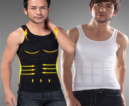 Casual Good Quality Men Slimming Lost Weight Vest Shirt Fatty Undershirt Girdles Corset Body Shaper Size SXXL ONeck7694661