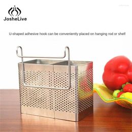 Storage Bottles Cutlery Dryer Non Rusting And Durability Drainage Rack Chopsticks Fork Spoon Holder Kitchen Stainless Steel Space Saving