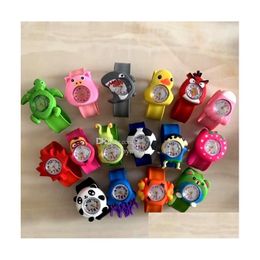 Childrens Watches Baby Watch 3D Cartoon Kids Wrist Children Clock Quartz For Girls Boys Gifts Wristwatches Drop Delivery Maternity A Dhm2H