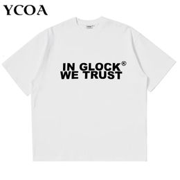 Men TShirt 100% Cotton Y2k Streetwear Letter Korean Fashion Print Gothic Harajuku Vintage Tops Tees Oversized Aesthetic Clothes 240518