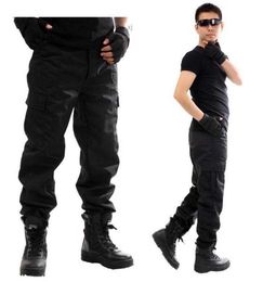 2016 Outdoors men Overalls black bermudas outdoor training Military army tactical pants commando trousers cargo pants Free Ship