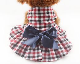 armipet Fashion Plaid Dog Dresses Princess Dress For Dogs 6071062 Puppy Clothes Supplies XS S M L XL6165899