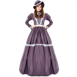 Casual Dresses Women's Mediaeval Cosplay Costumes Renaissance Dress Halloween Sexy Costume Royal Court Retro Style Woman Puff Sleeve Clothing