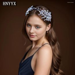 Hair Clips HNYYX Sparkling Princess Rhinestone Tiara Fashion Crystal Headband Bridal Wedding Party Accessory Girls Head Hoop A152