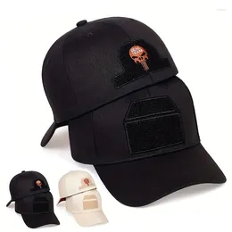 Ball Caps Unisex Skull SEALTEAM Letter Embroidered Baseball Spring And Autumn Outdoor Sports Casual Hats Sunscreen Hat