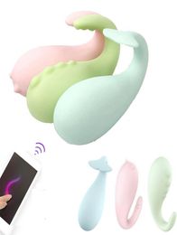 Silicone Monster Pub Vibrator APP Bluetooth Wireless Remote Control Gspot Clit 8 Speed Adults Game Sex Toys for Women Sex Shop 213475596