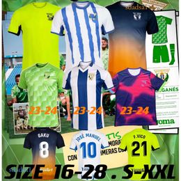 2023 2024 Mens Soccer Jerseys GAKU SERGIO G. JOSE ARNAIZ R. PARDO F. VICO Y. BARCENAS BAUTISTA 22 23 24 Leganes Home Away 3rd Men Football Shirt Size S-XXL