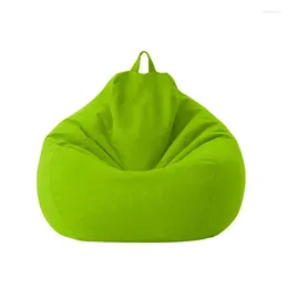 Pillow Lazy Sofa Cover Bean Bag Chair Couch No Filler Lounger Furniture Protector For Indoor Outdoor