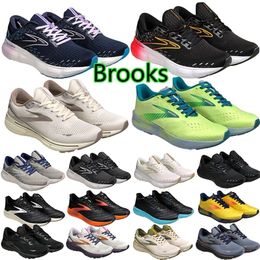 brooks glycerin Gts 20 Ghost 15 running shoes for women designer sneakers hyperion tempo triple black white yellow mens womens outdoor sports trainers