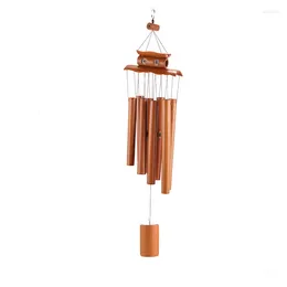 Decorative Figurines Classical Hanging Decor Handmade Bamboo Bell Aeolian Fengshui Lucky Wind Chime For Outdoor Wall Door Shop Ornament