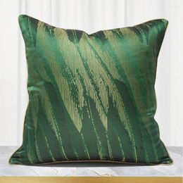 Pillow Luxury Pillowcase 45x45 50x50 Green Abstract Throw Home Decoration Livingroom Sofa Cover Decorative