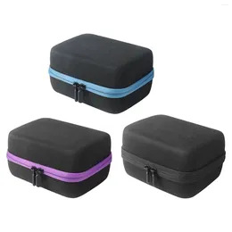 Storage Bags Hard Shell Essential Oil Carrying Case With Foam Insert Holder Organzier Shockproof Box Holds 19 Bottles