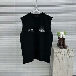 T shirts luxe Paris Mens France Luxury Letter Graphic Print Logo Fashion Mens Women Clothes Casual Cotton Tees Waistcoat Tank Top 03