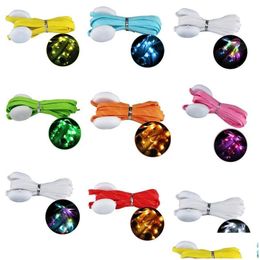 Party Favor Ups Led Light Up Shoe Laces Favors Nylon Shoelaces With Flashing Hip Hop Dancing Cycling Skating Drop Delivery Home Garden Dhsij