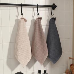 Table Napkin Cotton Dishcloth Honeycomb Towel Can Be Hung Square Household Kitchen Living Room Hand Desktop Cleaning Cloth