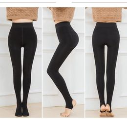 Size Leggings For Women Slim Fit Women Fleece Thick Winter Warm High Stretch Waist Leggings Skinny Pants6326264