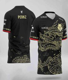 2020 LOL G2 Esports Jersey S10 ESports Custom ID T Shirt For Men Tees Customizable Women Shirts Cosplay Costumes4376524