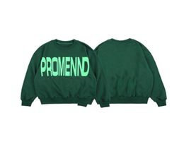 Mens Designer Fashion hoodie Green Womens hoodies pullover sweatshirt Couples unisex streetwear long sleeve size sxl1076117