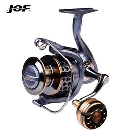 JOF High Quality Max Drag 21KG Spool Fishing Reel Gear 5.2 1 Ratio High Speed Spinning Reel Casting Reel Carp For Saltwater 240506