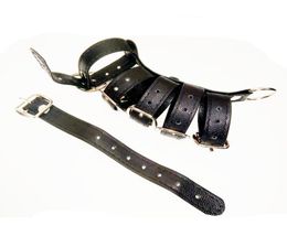 Penis Harness Straps Cock Ring Cage Restraints Male Device BDSM Bondage Gear CBT Sex Toys for Men Faux Leather BX8001378256