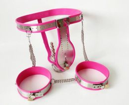 3pcs/set Stainless Steel Male Belt+Anal Plug+Thigh Ring Bdsm Bondage Men Device Cock Cage Sex Products for Man7994969