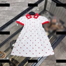 Top kids designer clothes Full body letter print Girl Dress high quality Hollow lapel Skirt Summer product May13