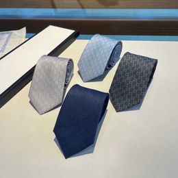 Neck Ties Designer Neckties Men Neck Ties Fashion Mens Neckties Letter Print Business Leisure Cravat Silk Luxury Top Quality With Original Box