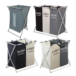 Laundry Bags Folding Basket Hamper Washing Clothes Storage Organiser For Bedroom