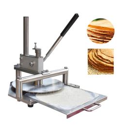 Manual Grab Cake Making Machine Dough Pastry Press Machine Tortilla Maker Machine Pizza Forming Machine Pancake Dough Presser