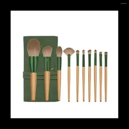 Makeup Brushes 10Pcs Brush Set Super Soft Full Blush Powder Eye Shadow Highlighter