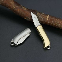 Steel Brass Outdoor Stainless Portable EDC Mini Folding Hot Selling Knife Aec266