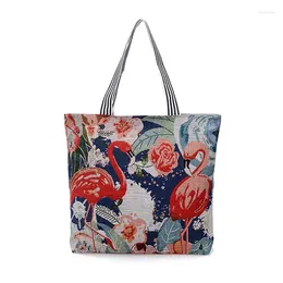 Shoulder Bags Free Shopping Handbag High Quality Women Girls Canvas Large Striped Summer Tote Beach Bag Colored Stripes