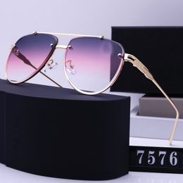 Designer mens sunglasses men womens designer P brands sunglasses Lunette de Solei lens Party beach Leisure Luxury Mans glasses lunette de Acetate Multi-color 7576 13