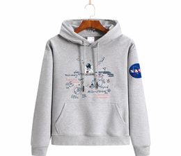INS super fire lovers hoodies autumn and winter NASA tide brand Sweater head cashmere men039s women size 2142955362