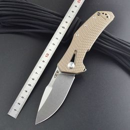 Folding D2 Steel Zt0308 Handle Ball Bearing Outdoor Camping Multi Functional Knife D579c6
