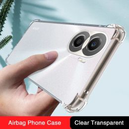 Coque Transparent Soft Case for Honour Play7T Play 7T Pro 7TPro Airbag Silicone Luxury Back Cover Mobile Phone Accessories Fundas