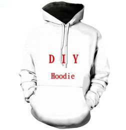CLOOCL DIY Customise Hoodies Personality Design Hooded 3D Print Own Image Po Star Anime Streetwear Sweatshirts Mens Casual outf2274815