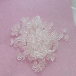 13000pcs bag or set 4mm Earrings Back Stoppers ear Plugging Blocked Jewellery Making DIY Accessories plastic clear white small 164I